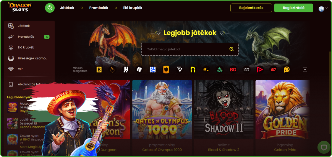 Dragon Slots kaszinó Dragon Slots kaszinó